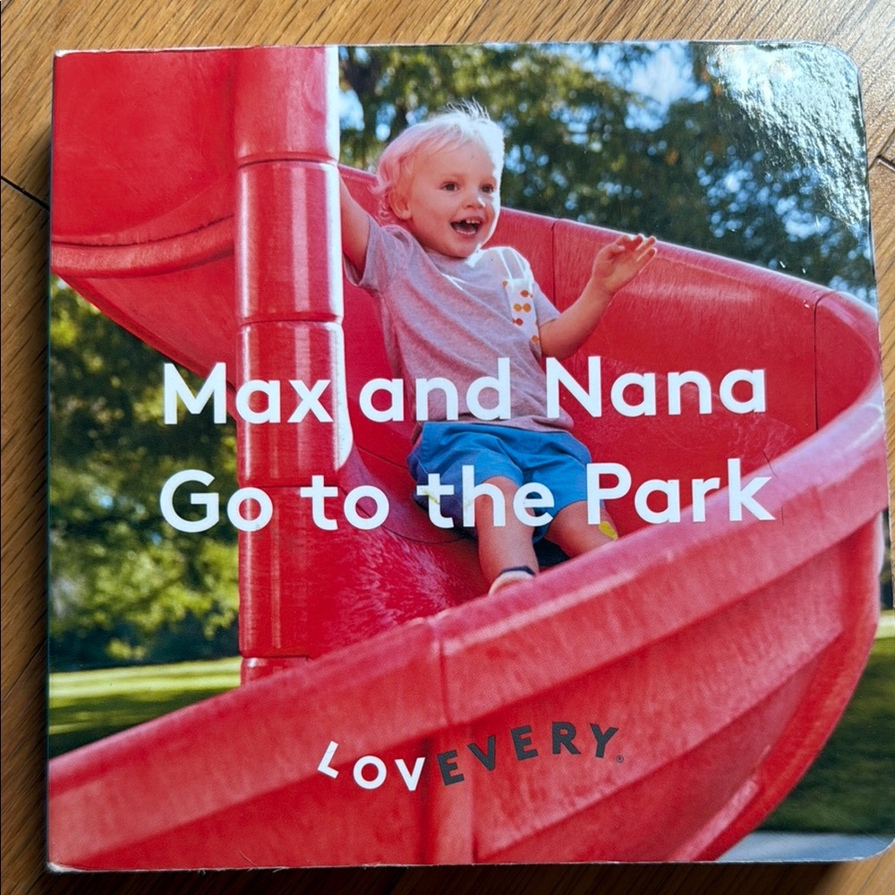 Lovevery Max and Nana Go to the Park Board Book